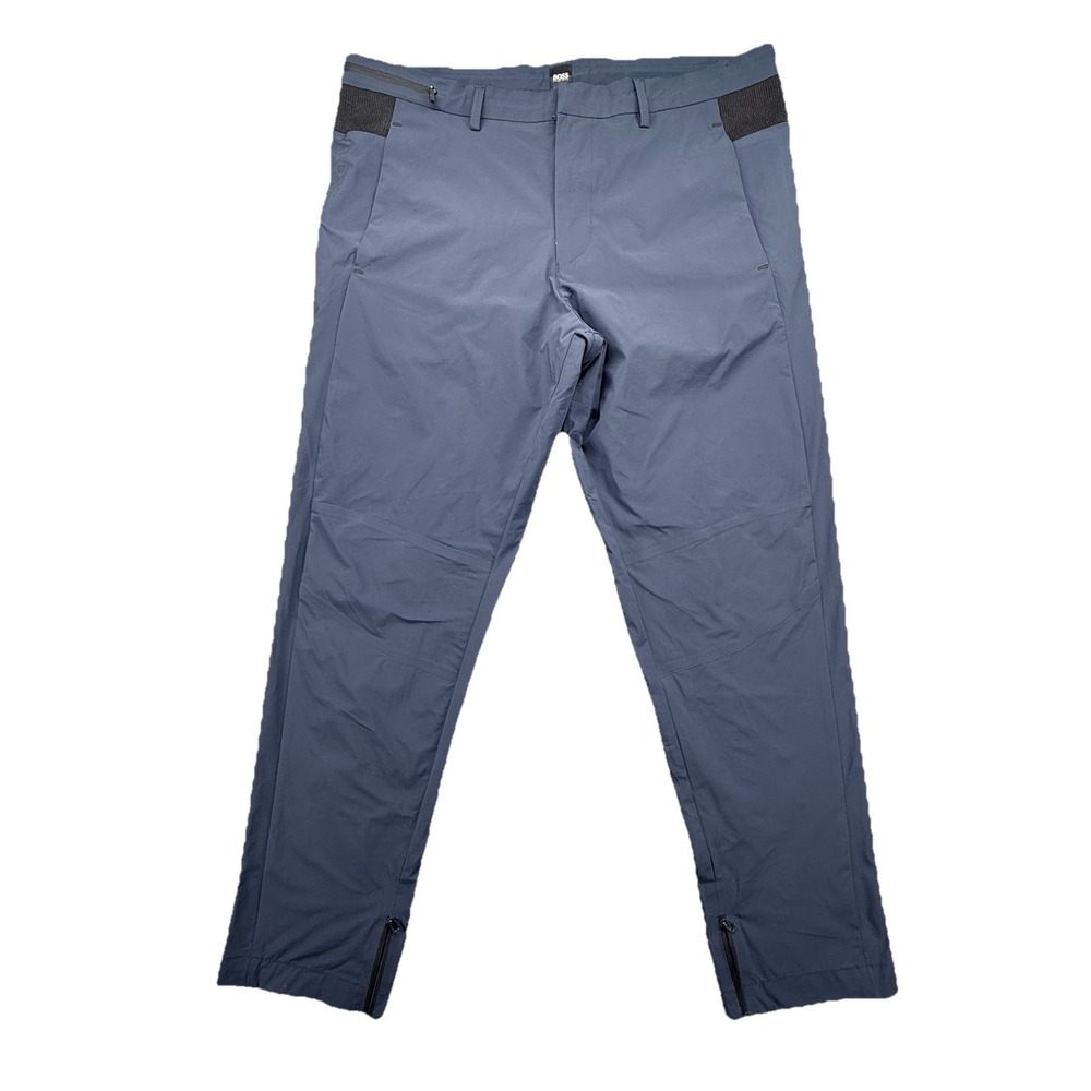 Hugo Boss P-Genius-DS-214 Drawstring Pants Men's‎ 36Rx31 Blue Performance $248